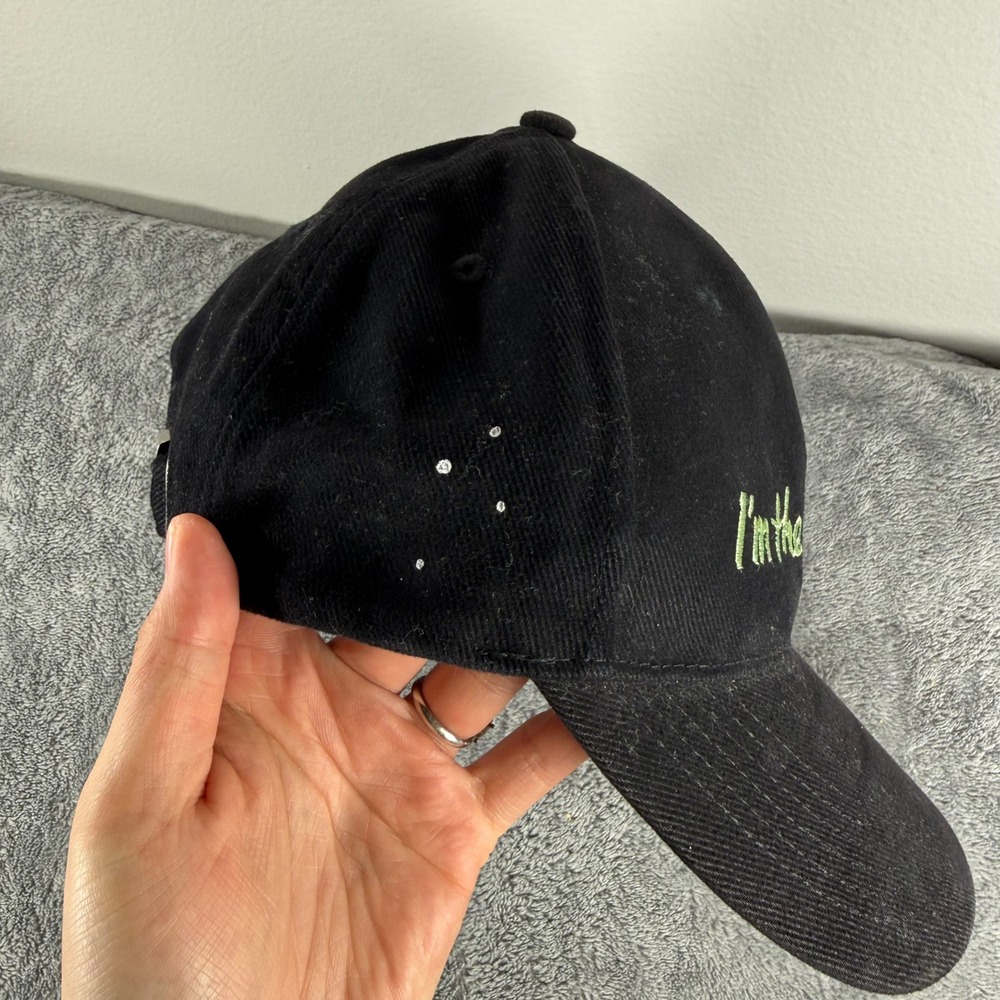 Big Dogs Baseball Cap Mens OSFA Black Im the Boss Adjustable Dad Hat - Picture 3 of 7